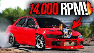 The CRAZIEST Big Turbo LANCER EVOS 4G63 V8 amp More [upl. by Richie]