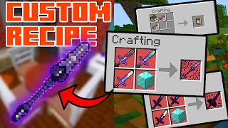 How to Add Custom Recipes to MCPE  God Craft  Mod Creator [upl. by Seton]