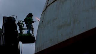 Legacy Management Demolishes Decommissioned Nuclear Reactor in Piqua Ohio [upl. by Htebezile]