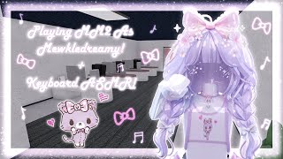 Playing MM2 As My Favourite Sanrio Character  Keyboard ASMR  MM2 [upl. by Battista291]