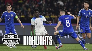 Italy vs England Highlights  UEFA European Qualifiers [upl. by Iduj]