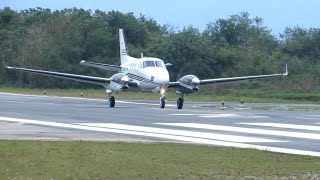 Beechcraft King Air C90GTx Pouso em Angra dos Reis RJ [upl. by Orvie]