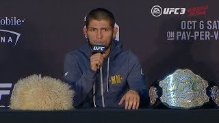 UFC 229 Postfight Press Conference [upl. by Schindler]