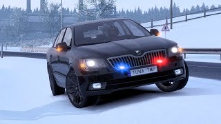 UNDERCOVER at SNOW in CALAIS DUISBURG  TruckersMP Game Moderator [upl. by Enitsyrhc]