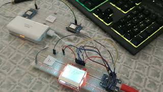 ESPNOW GPS tracker display on Nokia LCD position and speed via peer to peer [upl. by Nnaesor]