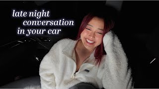 ASMR you just picked up your best friend in your car flirty [upl. by Crosley]