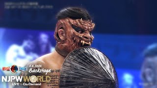 njwk18 1st match Backstage Backstage 1424 with Subtitles｜WRESTLE KINGDOM 18 第1試合 Backstage [upl. by Reichel447]