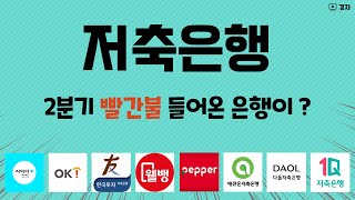 내가 거래하는 저축은행 안전한가 ㅣ 2분기 기준 안정성 체크 [upl. by Undine]