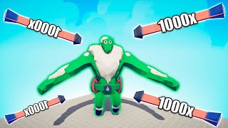 ZOMBIE GIANT vs 2x 1000x OP UNITS  TABS  Totally Accurate Battle Simulator 2024 [upl. by Aryt]