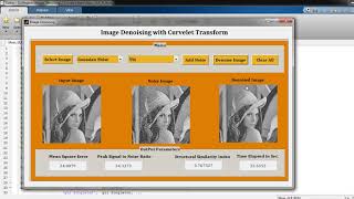 Image denoising using Curvelet transform MATLAB code  MATLAB Project [upl. by Nnalyrehc]