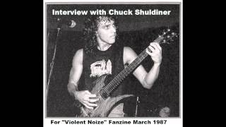 Chuck SchuldinerDeath Telephone interview March 1987 Deaththrash metal [upl. by Linders696]