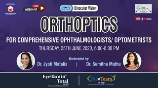 BINOCULAR VISION I ORTHOPTICS I 25th JUNE 2020 [upl. by Aleedis347]