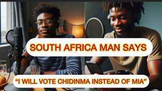 CHIDINMA ADETSHINA GETS SUPPORT FROM SOUTH AFRICAN MAN AFRICANS APPLAUDS HIM [upl. by Anneirb]