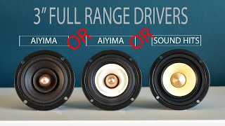 Full Range Drivers  3 inch Chinese Audio Drivers with sound test from AIYIMA and SOUNDERLINKS [upl. by Einnig37]