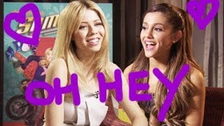 Ariana Grande and Jennette McCurdy talk new Nickelodeon show Sam amp Cat [upl. by Encratia781]