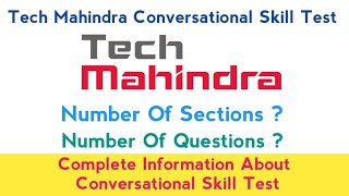 Tech Mahindra Conversational Skill Test Pattern  Smart Learning [upl. by Ruel878]