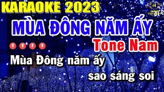 Mùa Đông Năm Ấy Karaoke Tone Nam Nhạc Sống  Beat Mới Dễ Hát Âm Thanh Chuẩn  Trọng Hiếu [upl. by Harrietta59]