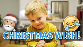 TODDLERS CHRISTMAS WISH LIST [upl. by Marthe]