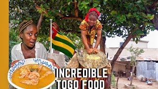 I TRIED INCREDIBLE FOOD IN TOGO  MOST POPULAR LOCAL DISH IN TOGO AFRICA [upl. by Ana]