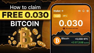 Claim 0030 Bitcoin for FREE  Complete Walkthrough [upl. by Durr]