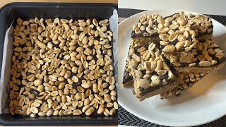 NO BAKE PEANUT BUTTER BARS  HEALTHY DESERT  NO SUGAR  HEALTHY DESERT [upl. by Anerok361]