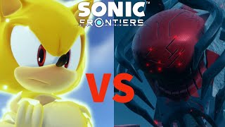 Sonic Frontiers Super Sonic vs Supreme Boss fight Sync 44 [upl. by Downey]