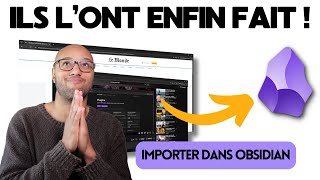 Importer le contenu dune page web dans Obsidian [upl. by Nerty99]