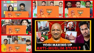 Is CM YOGI Making UP Anti Muslim State MIX REACTION [upl. by Alyosha466]