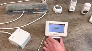 Honeywell Home evohome  Creating a single heating zone with evotouch Controller as the thermostat [upl. by Beaston342]