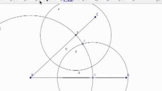 GeoGebra  4  Angle Bisector [upl. by Sneve]