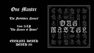 One Master quotThe Forbidden Namesquot black metal 2023 [upl. by Agrippina]