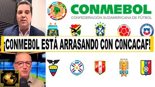 ¡PRENSA DE CONCACAF IMPACTADA CON EL NIVEL DE CONMEBOL EN LAS ELIMINATORIAS PARA EL MUNDIAL 2026 [upl. by Naitsirt581]