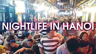 NIGHTLIFE IN HANOI VIETNAM Night Market Beer Corner Hoan Kiem Lake  LIVESTREAM VIETNAM 4 [upl. by Yate]