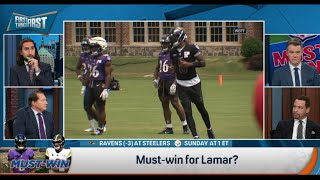 FIRST THINGS FIRST  Nick Wright RIPS Lamar Jackson He CANT WIN Big Games With Baltimore Ravens [upl. by Tonia]