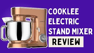 COOKLEE Stand Mixer 95 Qt 660W 10Speed Electric Kitchen Mixer Review [upl. by Atiuqrehs629]