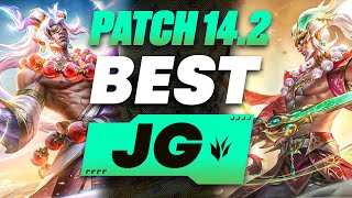 The BEST Junglers For Season 14 On Patch 142  All Ranks Tier List League of Legends [upl. by Euqinwahs680]