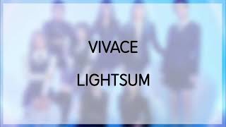 日本語字幕 歌詞 VIVACE  LIGHTSUM 라잇썸 ライトサム [upl. by Arata720]