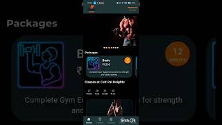 Flutter Simple UI Design  simple Gym app in flutter for beginners  flutter [upl. by Melisenda]