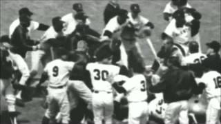 Juan Marichal hits Johnny Roseboro with a bat [upl. by Eelek574]