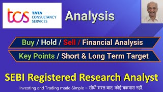 TCS Analysis tcs tcsshare tcsshareanalysis stockmarket trading [upl. by Alrats]