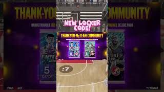 NEW LOCKER CODE 2k 2k23 nba nba2k23 trending myteam nba2k lockercodes [upl. by Merari]