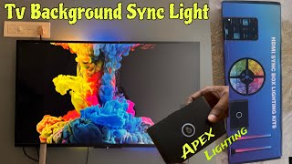 Best TV HDMI Sync Box LED Strip Light In INDIA  Apex Light  Tamil  Cheap and Best Sync Light [upl. by Gabriello]