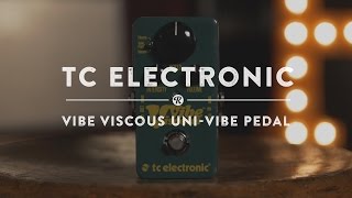 TC Electronic Viscous Vibe UniVibe Pedal  Reverb Demo Video [upl. by Nyladnohr]