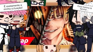 Jujutsu Kaisen reagindo ao Rap do DenjiO MALDITO DEMÔNIO DA MOTOSSERRAChainsaw Man7MZReact GC [upl. by Arymahs590]