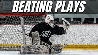 Beating Plays With URGENCY  Hockey Goalie VLOG [upl. by Ylrebmyk461]