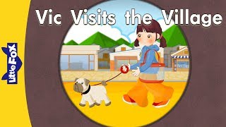 V words Vic Visits the Village  Level 3  By Little Fox [upl. by Hanus]