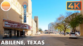 Abilene Texas An UltraHD real time driving tour [upl. by Bobbie]