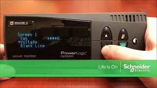 Configuring a Custom Measurement Screen on PowerLogic CM4000 Display  Schneider Electric Support [upl. by Marutani]