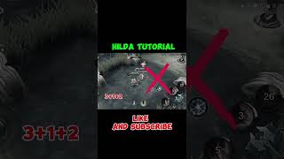 HILDA Tutorial mlbb shorts shortsvideo shortsfeed song [upl. by Demp422]