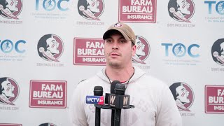 FSU Football  TONY TOKARZ  FSU Spring Practice on QBs development [upl. by Car520]